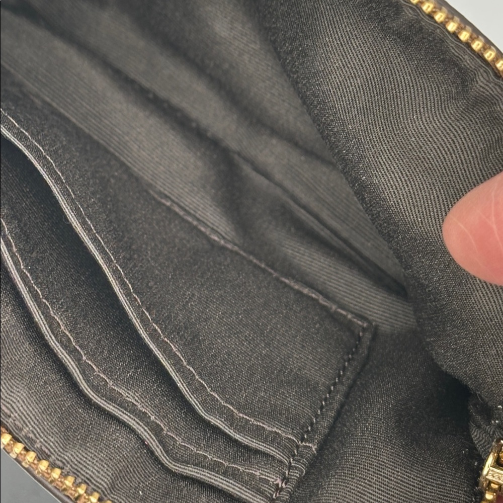 Coach Corner Zip Metallic wristlet you get both - Picture 7 of 10